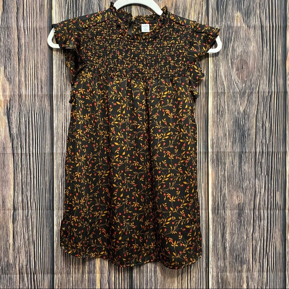 Old Navy | high neck floral blouse